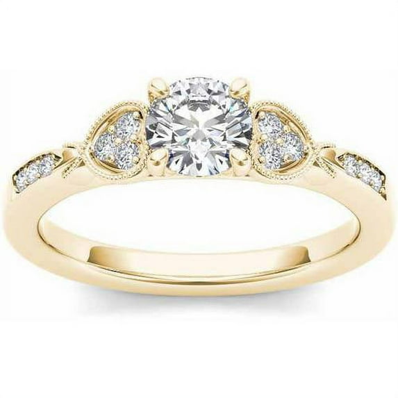 3/4 Carat T.W. Diamond Classic 14kt Yellow Gold Engagement Ring