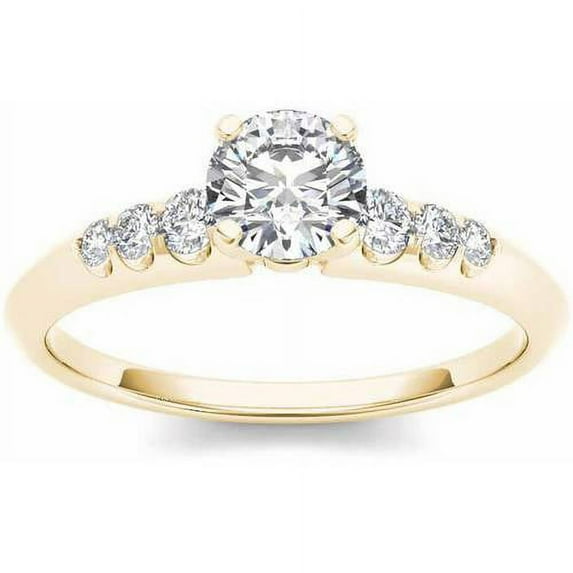 3/4 Carat T.W. Diamond Classic 14kt Yellow Gold Engagement Ring