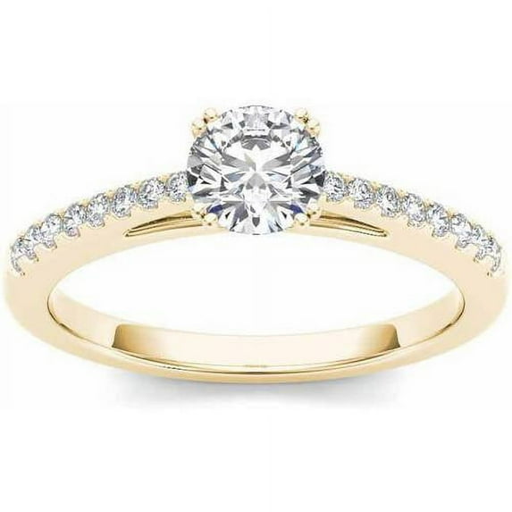 3/4 Carat T.W. Diamond Classic 14kt Yellow Gold Engagement Ring