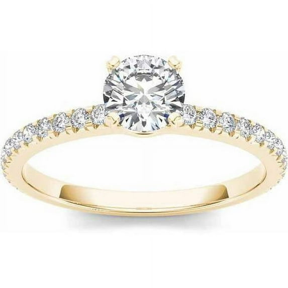 3/4 Carat T.W. Diamond Classic 14kt Yellow Gold Engagement Ring