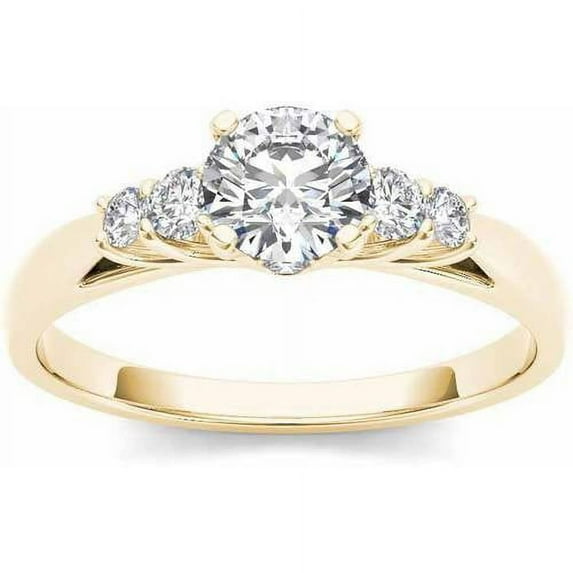 3/4 Carat T.W. Diamond Classic 14kt Yellow Gold Engagement Ring