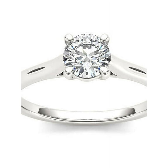 3/4 Carat T.W. Diamond Solitaire 14kt White Gold Engagement Ring