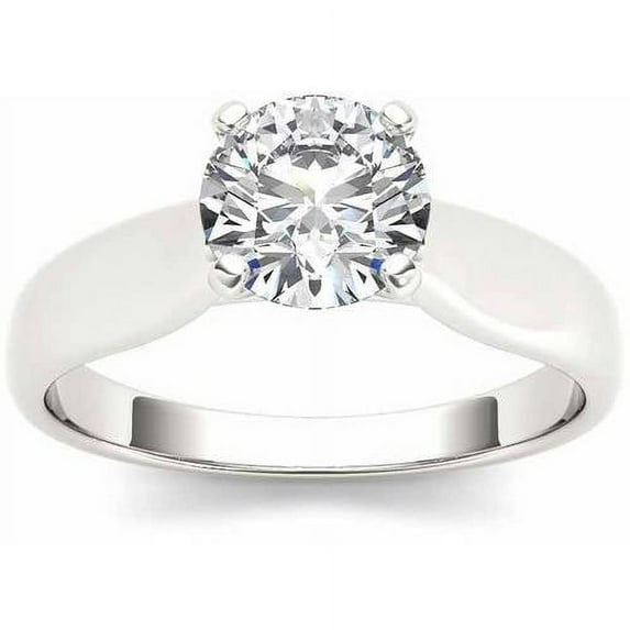 3/4 Carat T.W. Diamond Solitaire 14kt White Gold Engagement Ring