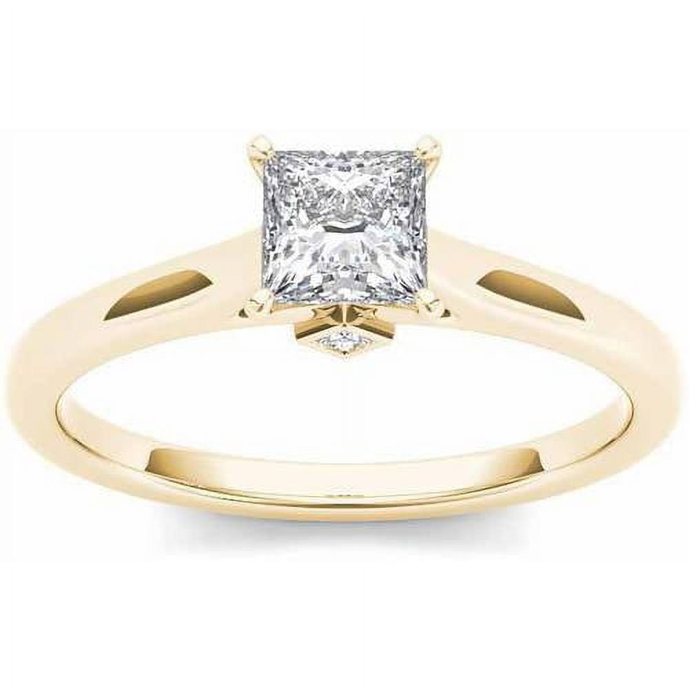 3/4 Carat T.W. Diamond Solitaire 14kt Yellow Gold Engagement Ring