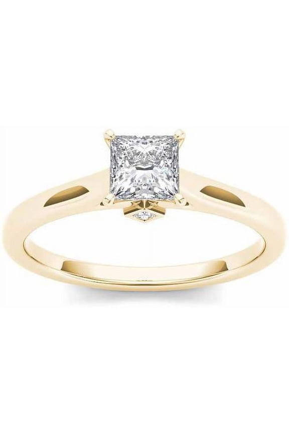 3/4 Carat T.W. Diamond Solitaire 14kt Yellow Gold Engagement Ring