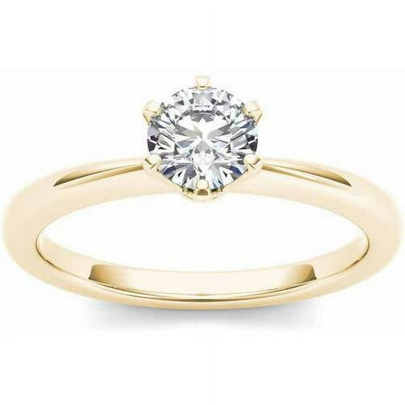 3/4 Carat T.W. Diamond Solitaire 14kt Yellow Gold Engagement Ring