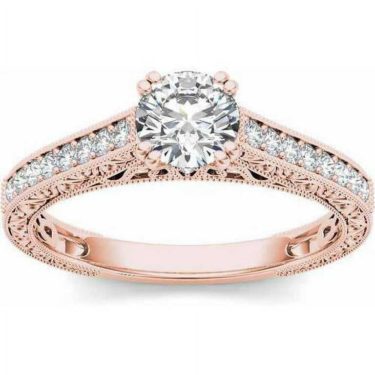 Walmart engagement rings rose gold hotsell