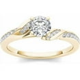 thumbnail image 1 of 3/4 Carat T.W. Diamond Vintage 14kt Yellow Gold Engagement Ring, 1 of 5