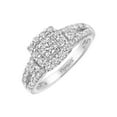 thumbnail image 1 of 3/4 Carat T.W. Diamond Women's Halo "Sienna" Engagement Ring in 10k White Gold by Keepsake, 1 of 7