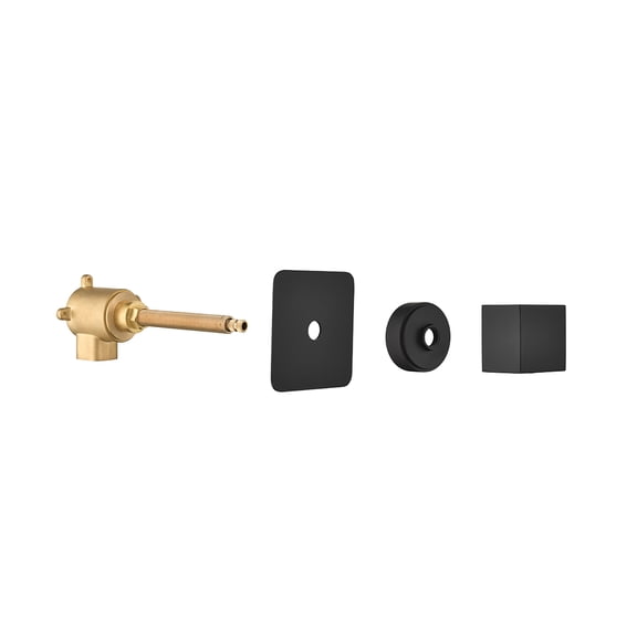 3/4" Cast Metal Volume Control Valve 3-Piece Extra High Flow Master Shower Volume Control Adjustable brass handle valve body, 1 piece each on the left and right