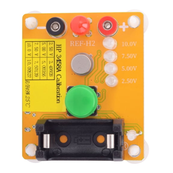 3. 4-Channel Programmable Calibration Board Featuring 10/7.5/5/2.5V Settings, Charging Management & LED Display for Multimeter Testing