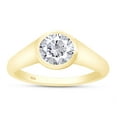 thumbnail image 1 of 3/4 Ct Lab Created Moissanite Diamond Solitaire Engagement Wedding Ring In 14K Yellow Gold Over Sterling Silver(G-H Color,VVS1 Clarity,0.75 Cttw)-6, 1 of 8