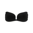 thumbnail image 1 of 3/4 Cup Self Adhesive Black Nude Bra Strapless Front Closure Wedding Ball Gowns Swinming Costumes, 1 of 6
