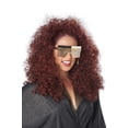 thumbnail image 1 of 3/4 Curly Fall Adult Wig (Burgundy), 1 of 1