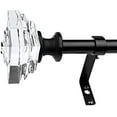 thumbnail image 1 of 3/4" Diameter Standard Decorative Window Curtain Rod, Adjustable Curtain Rod for Windows , Acrylic Square Finials, 1 of 7