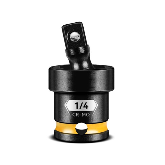 3/4" Drive Impact Universal Joint Set, CR-MO Swivel Socket Adapter for Heavy-Duty & Automotive Repair, Flexibly Reach Tight-Angle Fasteners