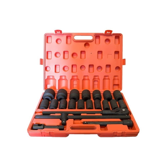 3/4" Drive SAE Impact socket set 3/4"-2" (21pcs) 3.5" Deep (JQ-34-ZT021B-SAE)
