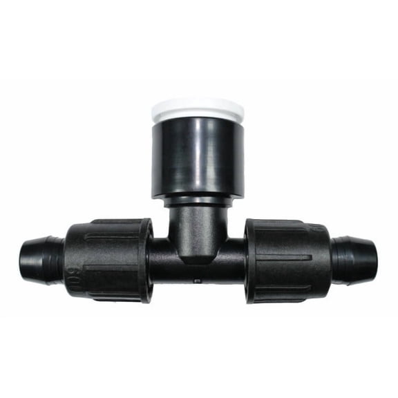 25 Pack 3/4" Easy Loc x 1/2" FPT Tee Drip Irrigation Fitting | Irritec Perma Loc | Add Sprinklers to Your Mainline | A1-HT88FPT50