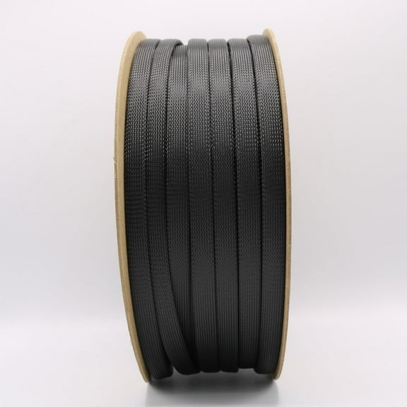 3/4" Expando braided sleeving (**50 ft/spool**) - Black