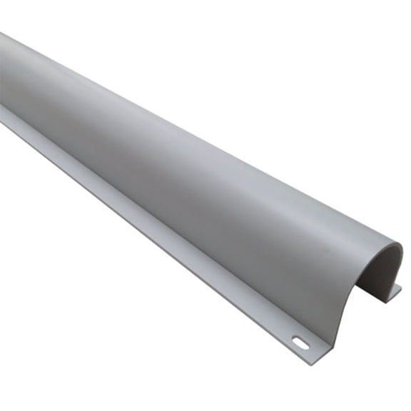 3/4" Flanged PVC Wire Guard - Stick Length: 5 Feet - White - 1 Piece