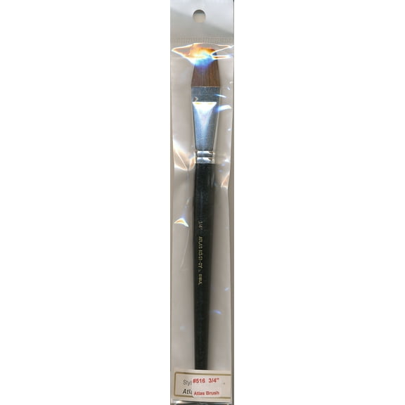 3/4'Flat Camel Hair Brush