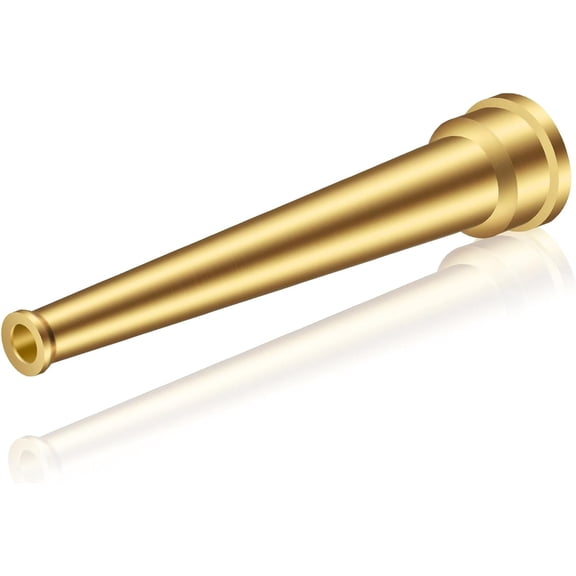 3/4 GHT Brass Garden Water Hose Spray Nozzle, 6 Inch High Pressure Water Hose Jet Nozzle Sprayer Sweeper for Cleaning Clutter, Roads, Yard, Vehicles, Deck, 7 GPM 80 PSI