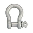 thumbnail image 1 of 3/4" Galvanized Screw Pin Anchor Shackle - Galvanized Anchor Shackle - Galvanized D Ring Shackle - Screw Pin Shackles/D-Rings - Screw Pin Bow Shackle - D Ring Shackles 3/4 inch (3/4" - 4 pcs), 1 of 2