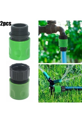 3/4 Garden Brass Mender End Repair Kit Water Hose Male Female Quick Connector