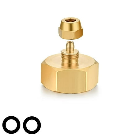 3/4 Ght To 1/4 Inch Garden Hose Adapter Brass Connector For Irrigation Watering