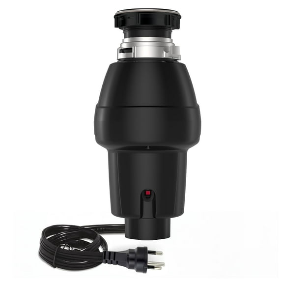 3/4 HP Garbage Disposal with Air Switch,Food Waste Disposer for Kitchen Sink,4-Stage Grinding, 3500 RPM,Quiet Kitchen Food Waste Disposer,for Home Kitchen