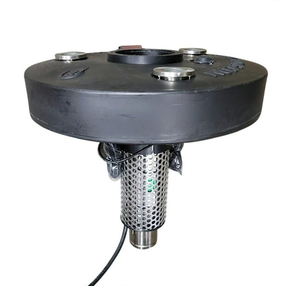 3/4 HP Typhoon Floating Display Aerator and De-Icer | Pond Lake| No Assembly Required | 50,000GPH Outdoor Fountain | 200ft Power Cord
