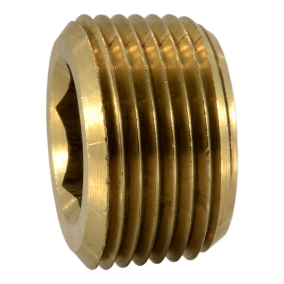 3/4" IP Brass Countersunk Plugs (2 pcs.)