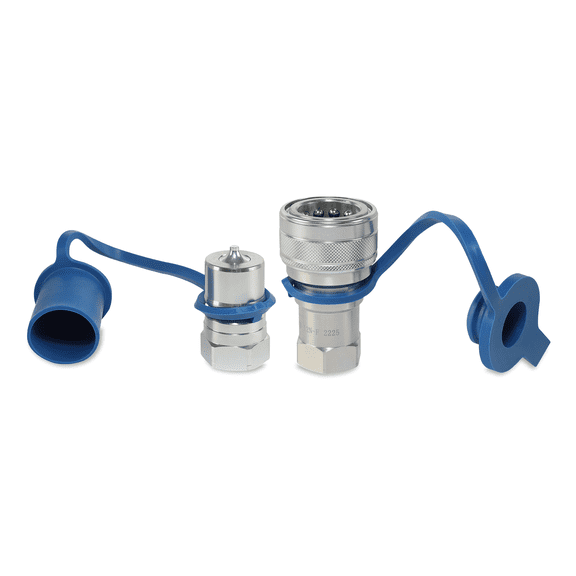 3/4" ISO 7241-B Hydraulic Quick Connect Coupler Set 3/4" NPT | Industrial Hydraulic Disconnects | Magister Hydraulics