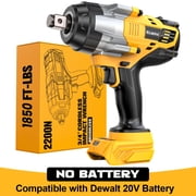 3/4 Impact Wrench, Works with 20V Battery, 1850FT-LBS 2200N.M High-Torque Impact Driver Featuring 3-Speed Heavy-Duty Mode And Automatic Reverse Stop Function No Battery