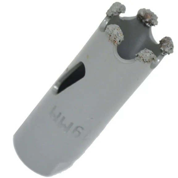 3/4" In Carbide Hole Saw For Concrete Drywall Marble Hardie Board Plaster Stucco