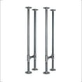 thumbnail image 1 of 3/4 In H Pipe Leg Kit Console Table - 2 pack, 1 of 10