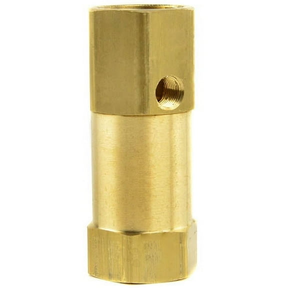 3/4" In line Air Compressor Check Valve Inline Brass Side Unloader Port CIL3434U