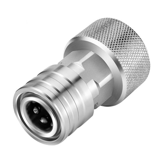 3/4 Inch to 1/4 Inch Garden Hose to Mini Power Washer Adapter Stainless Steel Quick Connect Fitting for Pressure Washer Car Wash Patio Home Cleaning,A