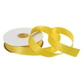 thumbnail image 1 of Uxcell 3/4" 25 Yard Satin Ribbon Grosgrain Thin Solid Silk Wedding Bouquet Ribbon for Valentine's Day Gift Wrapping Corn Yellow, 1 of 7