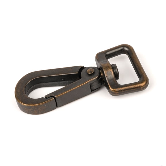 Country Brook Design® 3/4 Inch Aged Bronze Designer Purse Lobster Clasp Swivel Snap Hook, 10 Pack