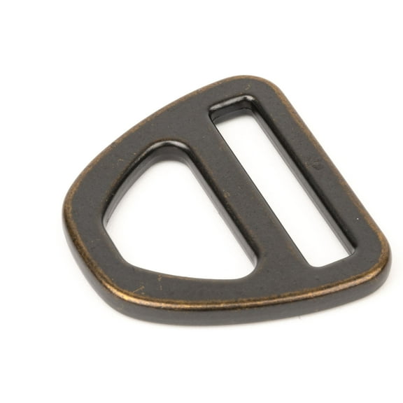 Country Brook Design® 3/4 Inch Aged Bronze Double Bar D-Rings, 10 Pack