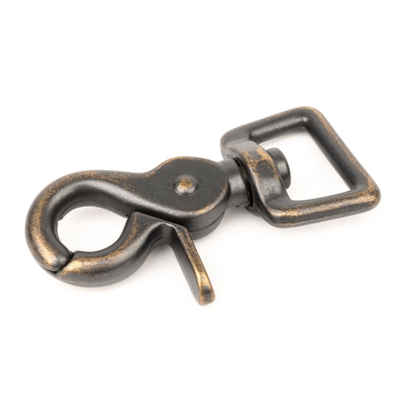 Country Brook Design® 3/4 Inch Aged Bronze Trigger Swivel Snap Hooks, 25 Pack