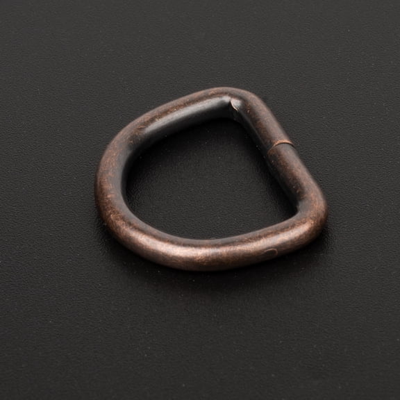 Country Brook Design® 3/4 Inch Antique Copper Welded D-Rings, 25 Pack
