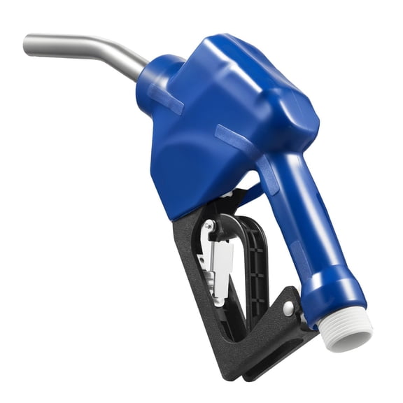 3/4 Inch Barb Diesel Exhaust Fluid Nozzle 11.6 GPM Max Flow Auto Shut Off Dispenser with 3 Speed Trigger Lock 19mm OD Spout for Urea Industrial Fluids Blue