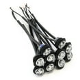 thumbnail image 1 of 3/4 Inch Blue LED Lights Clear Lens 19mm Round Mini Bullet 12V Side Marker Clearance Grommet Mount Light Truck Trailer Pickup Boat RV Rock Lights 10 Pack Extra Bright, 1 of 5