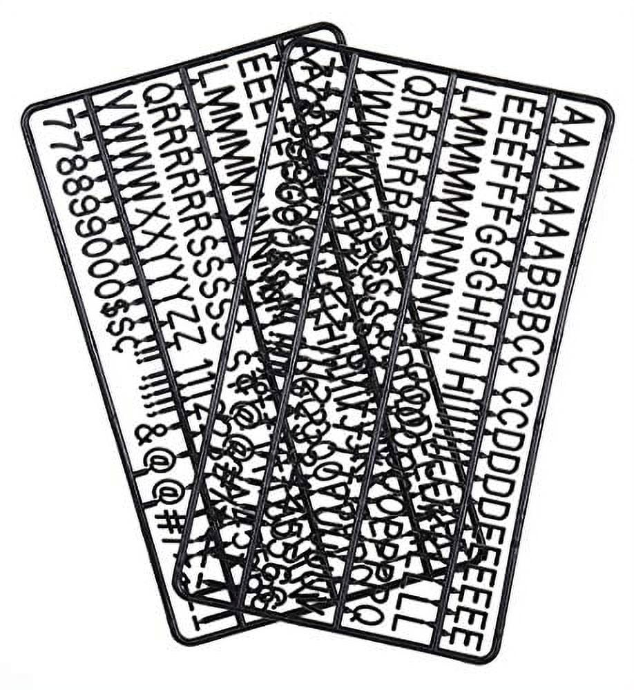 3/4 Inch Letters for Flet Letter Boards,300 Pieces Including Letters