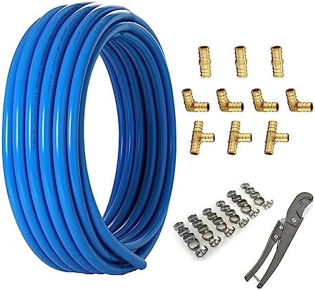 8 PCS 3/4 Inch Pex Elbow 3/4" * 3/4" Brass Crimp Fitting (Lead