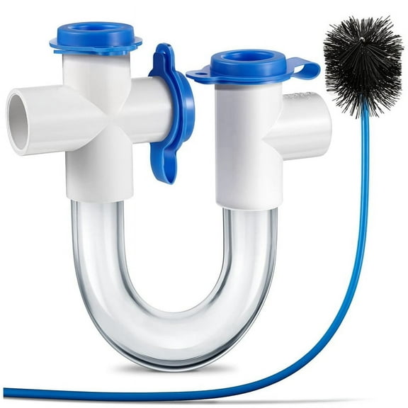 3/4 Inch PVC U-Shaped P Trap Drains Condensation Water for HVAC