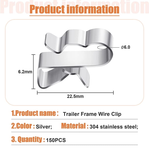 3/4 Inch Poly Thru-Stud Isolater Clamp, Pack of 10, PEX Pipe, CTS, 23075A10