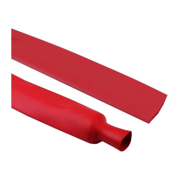 3/4 Inch Red 2:1 Ratio Heat Shrink Tubing Wire Wrap Assorted (12 Ft)